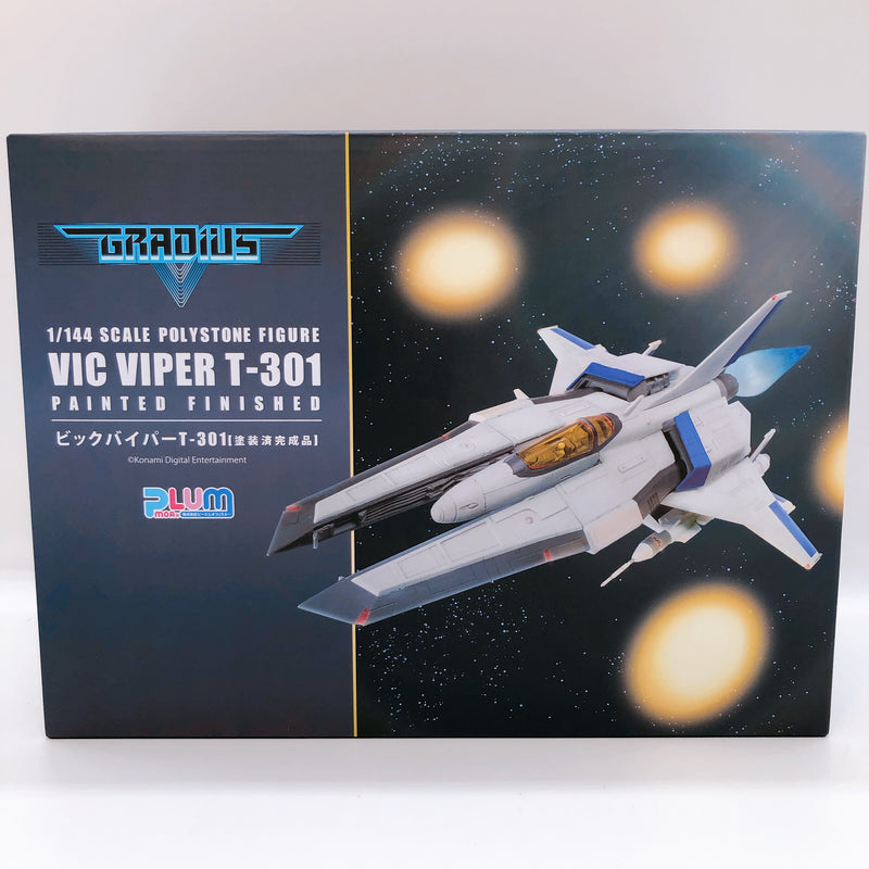 PLUM PLUMPMOA Gradius VIC VIPER T-301 1/144 Scale Polystone Figure Sealed NEW