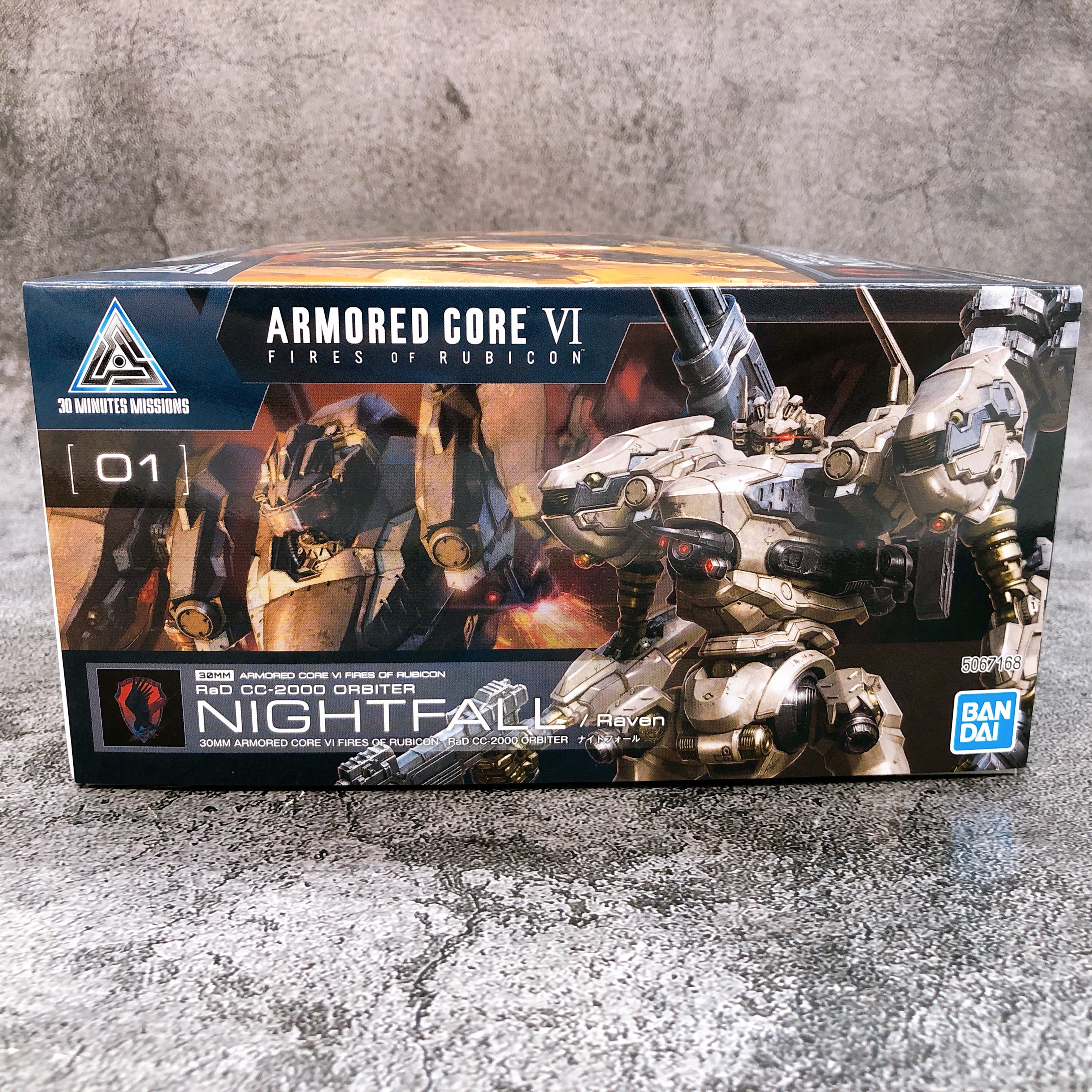 30MM Armored Core VI RaD CC-2000 ORBITER NIGHTFALL Model Kit Bandai Ja