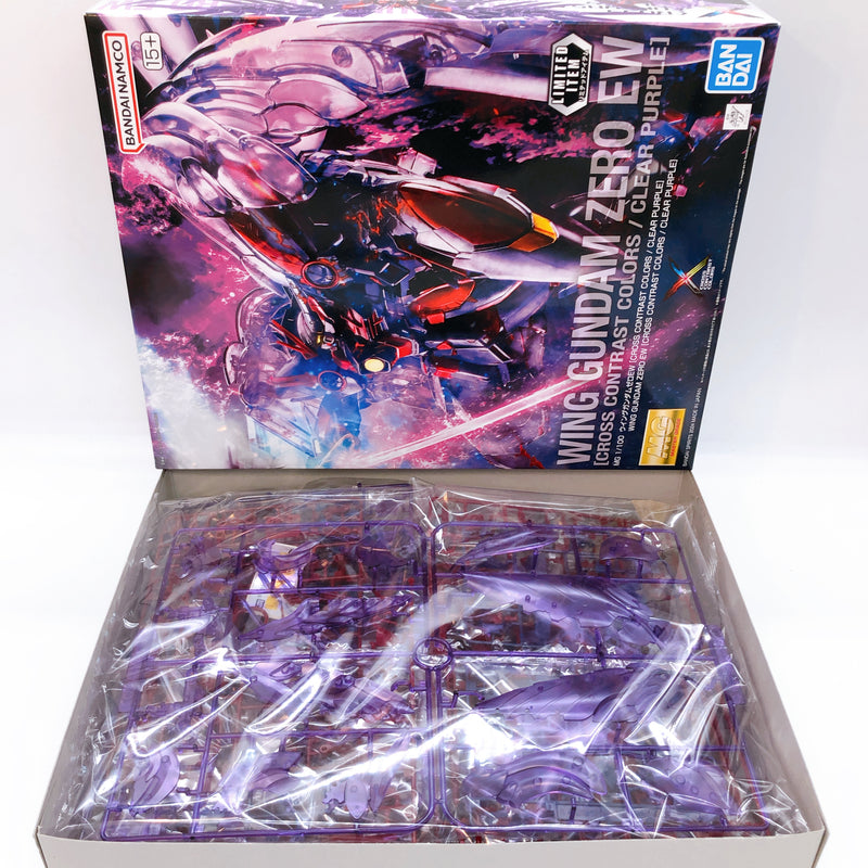 MG 1/100 Wing Gundam Zero EW Cross Contrast Colors Limited Model Kit Bandai NEW