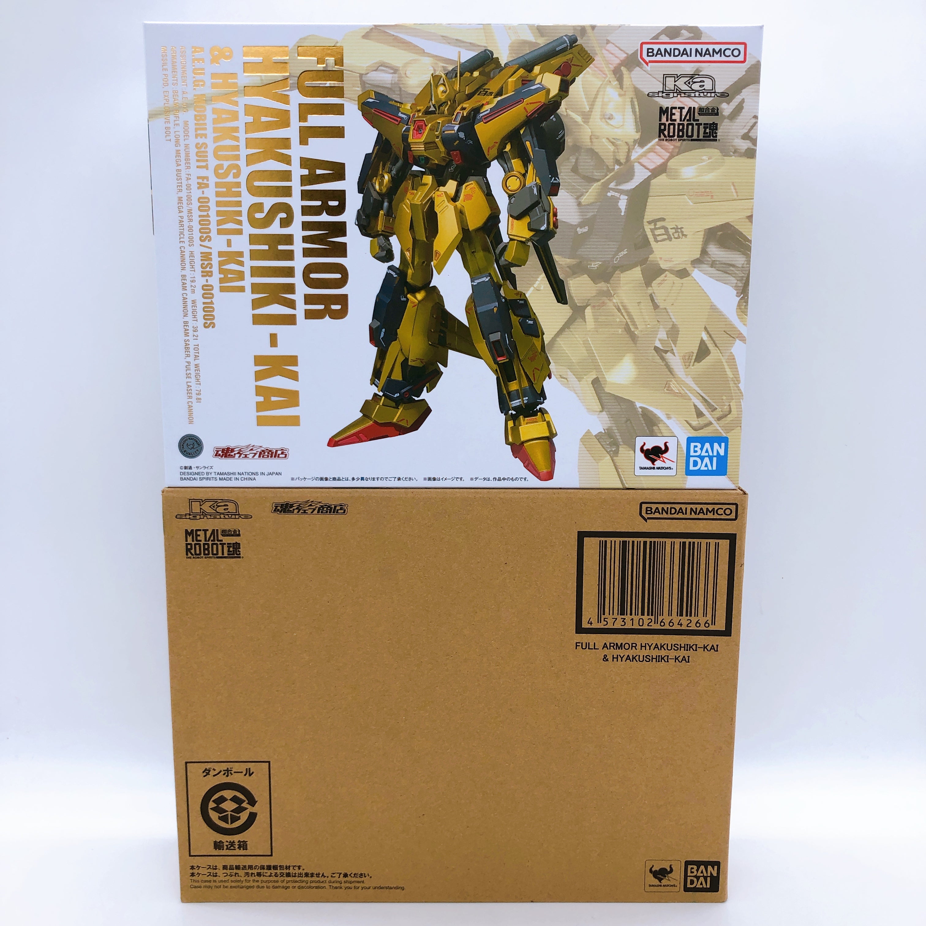 Metal Robot Spirits Ka Signature Hyaku Shiki Kai Full Armor Gundam Figure NEW
