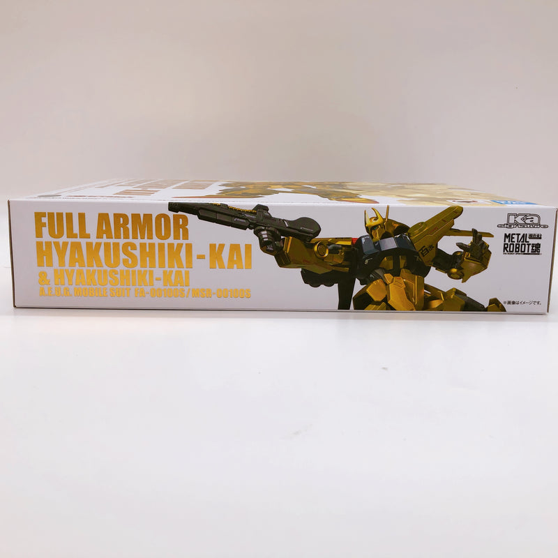 Metal Robot Spirits Full Armor HYAKUSHIKI-KAI & HYAKU SHIKI KAI Ka Signature NEW