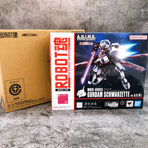 THE ROBOT SPIRITS SIDE MS MDX-0003 Gundam Schwarzette ver. A.N.I.M.E. Figure NEW