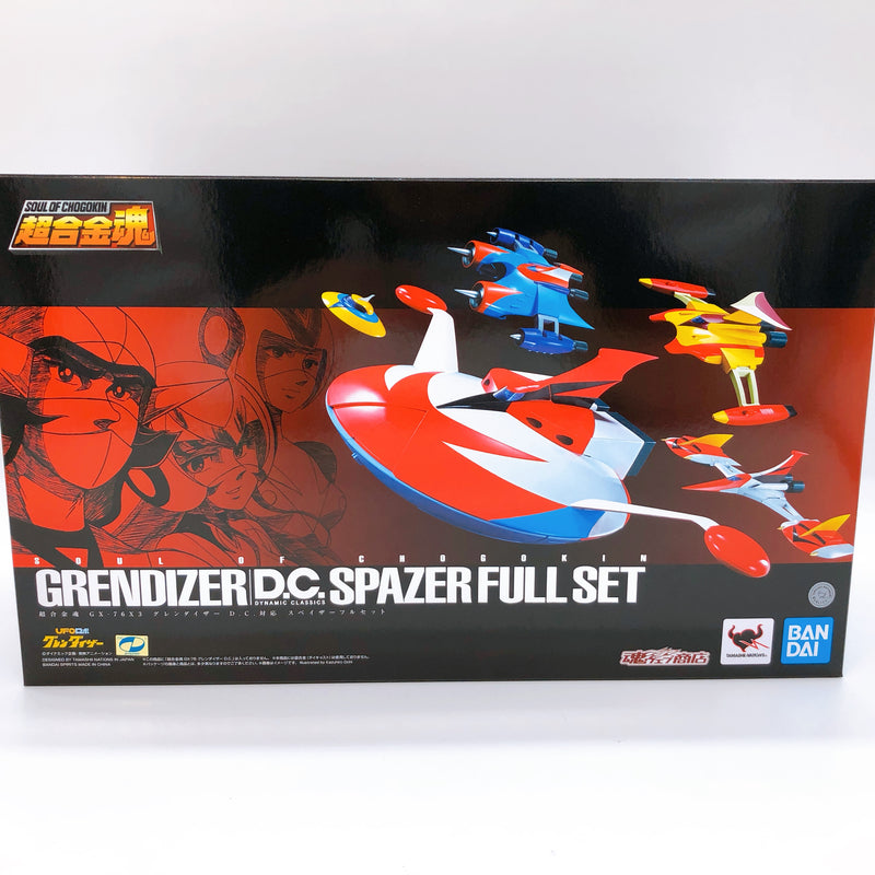 Soul of Chogokin GX-76X3 Grendizer D.C. Spazer Full Set Action Figure Bandai NEW