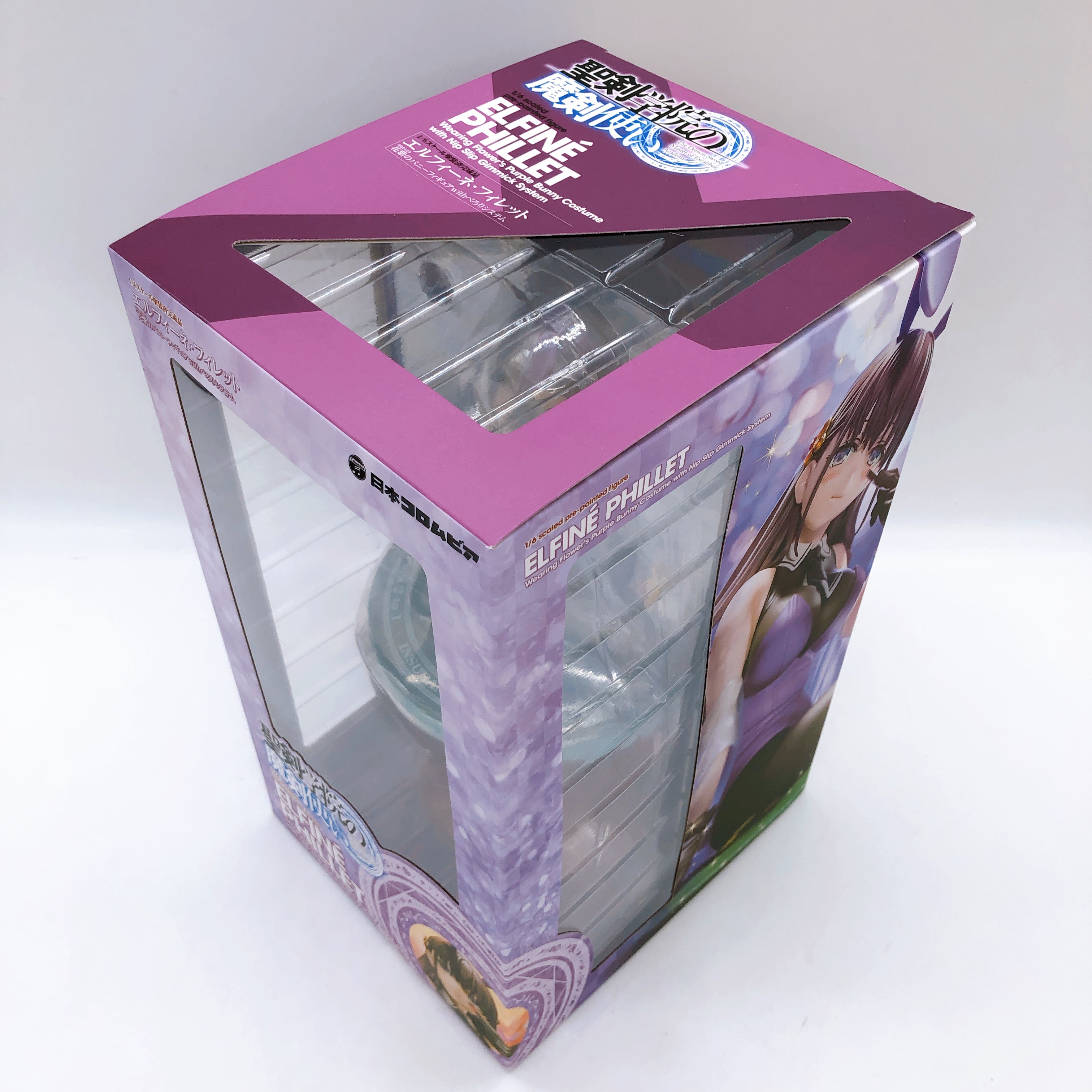 Elfine Phillet Flower's Purple Bunny with Nip Slip Gimmick System Figu