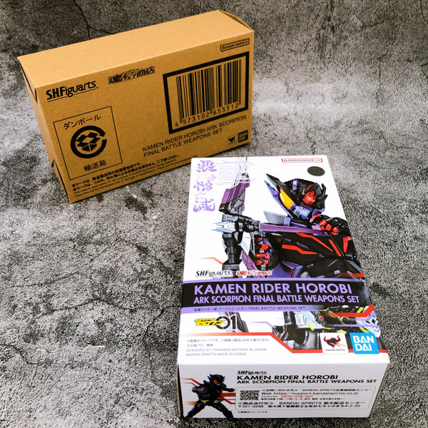 Kamen Rider Horobi Ark Scorpion Final Battle Weapons Set S.H.Figuarts Figure NEW