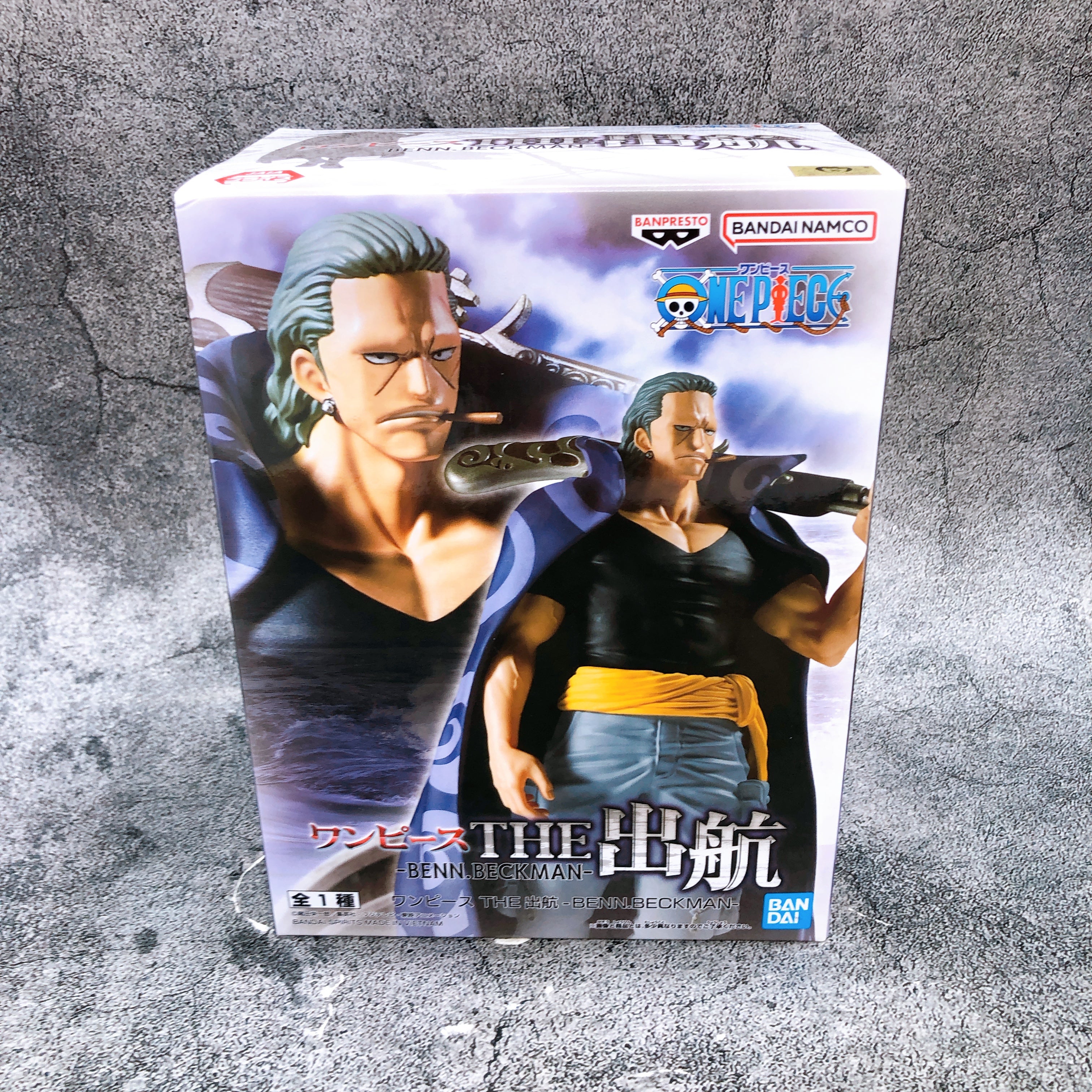 ONE PIECE Ben Beckman The Departure Figure BANPRESTO Japan Sealed FASTSHIP