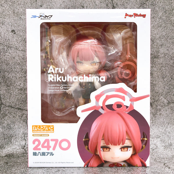 Blue Archive Aru Rikuhachima Nendoroid 2470 Action Figure Sealed FASTSHIP Japan