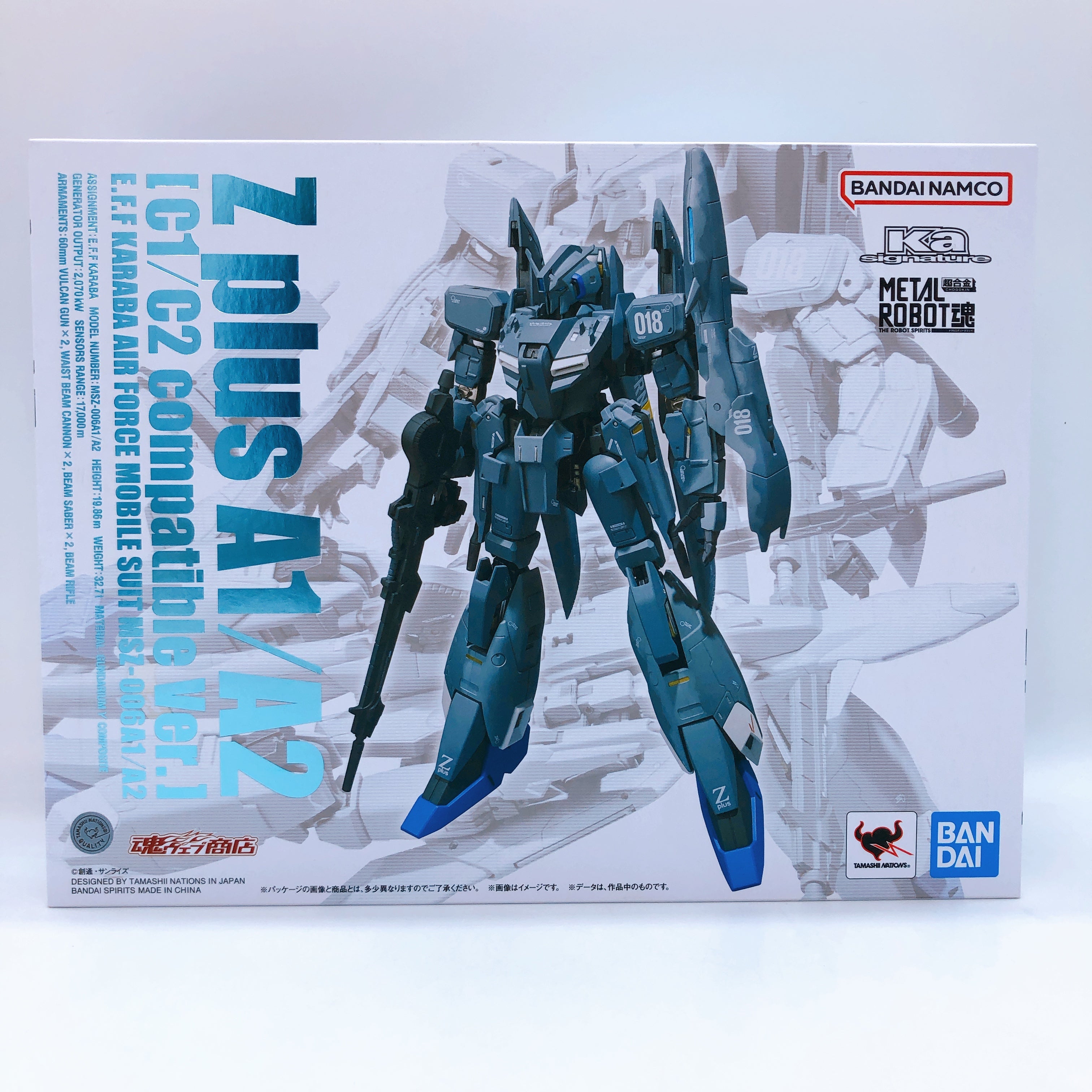 Metal Robot Spirits SIDE MS Zeta Plus A1/A2 (C1/C2 compatible Ver) Action Figure