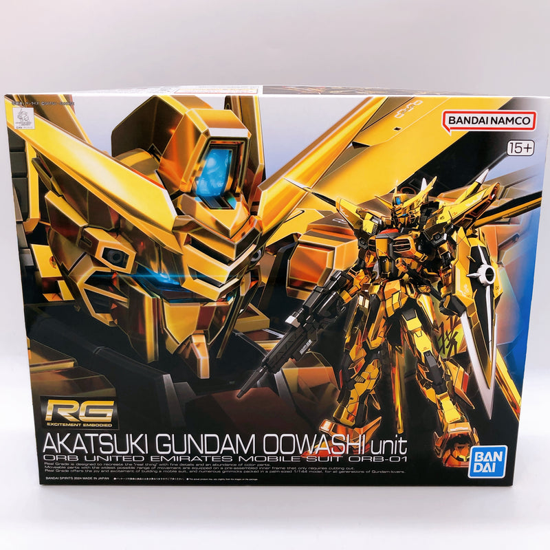 RG 1/144 Akatsuki Gundam Oowashi Unit Gunpla Model Kit Bandai Japan NEW FASTSHIP