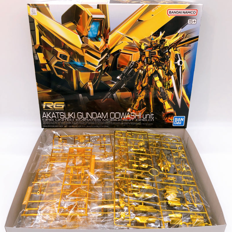 RG 1/144 Akatsuki Gundam Oowashi Unit Gunpla Model Kit Bandai Japan NEW FASTSHIP