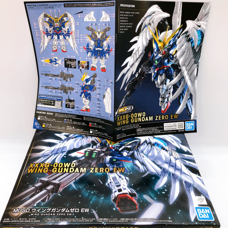 MGSD Wing Gundam Zero EW XXXG-00W0 Gunpla Model Kit Bandai Japan NEW FASTSHIP