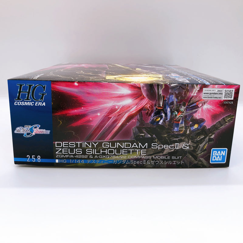 HG 1/144 Destiny Gundam Spec II & Zeus Silhouette Bandai Gundam Model Kit Gunpla