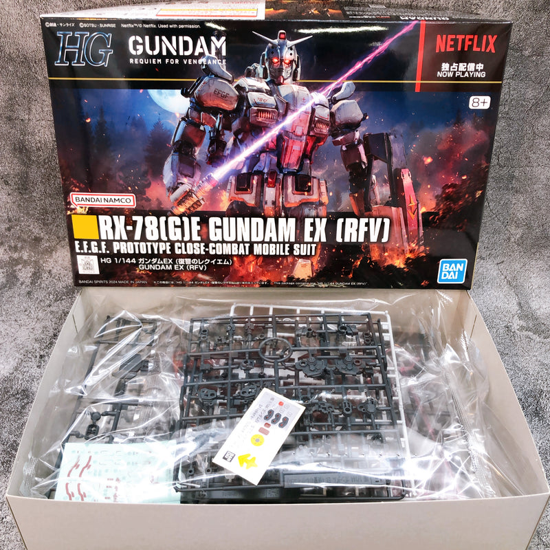 HG 1/144 Gundam EX RFV Requiem for Vengeance Model Kit Bandai Japan NEW FASTSHIP