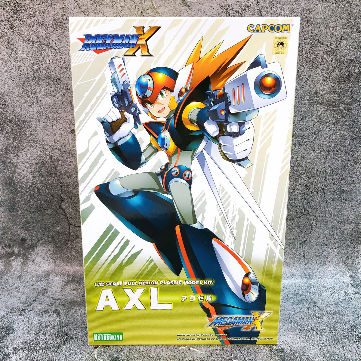 Mega Man X AXL Rockman X 1/12 Scale Plastic Model Kit 15+ KOTOBUKIYA Japan NEW