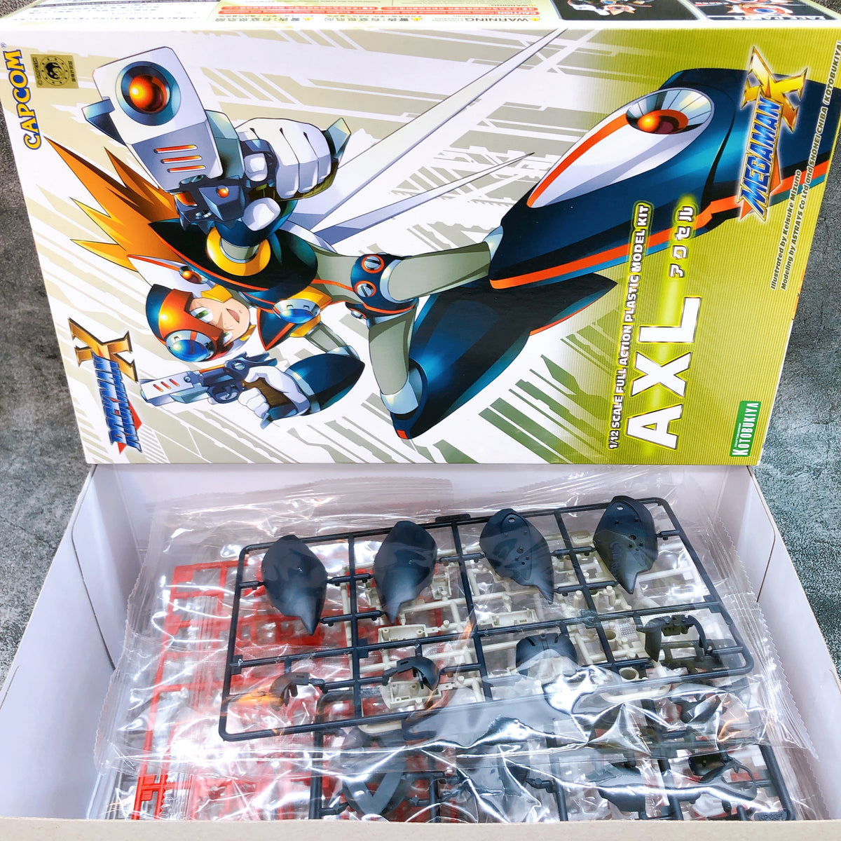 Mega Man X AXL Rockman X 1/12 Scale Plastic Model Kit 15+ KOTOBUKIYA Japan NEW