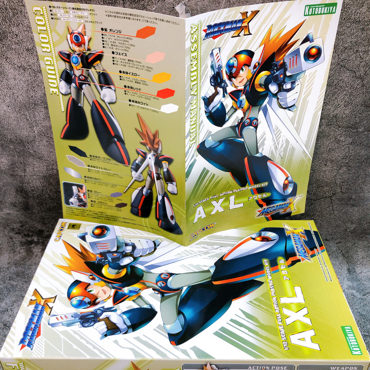 Mega Man X AXL Rockman X 1/12 Scale Plastic Model Kit 15+ KOTOBUKIYA Japan NEW