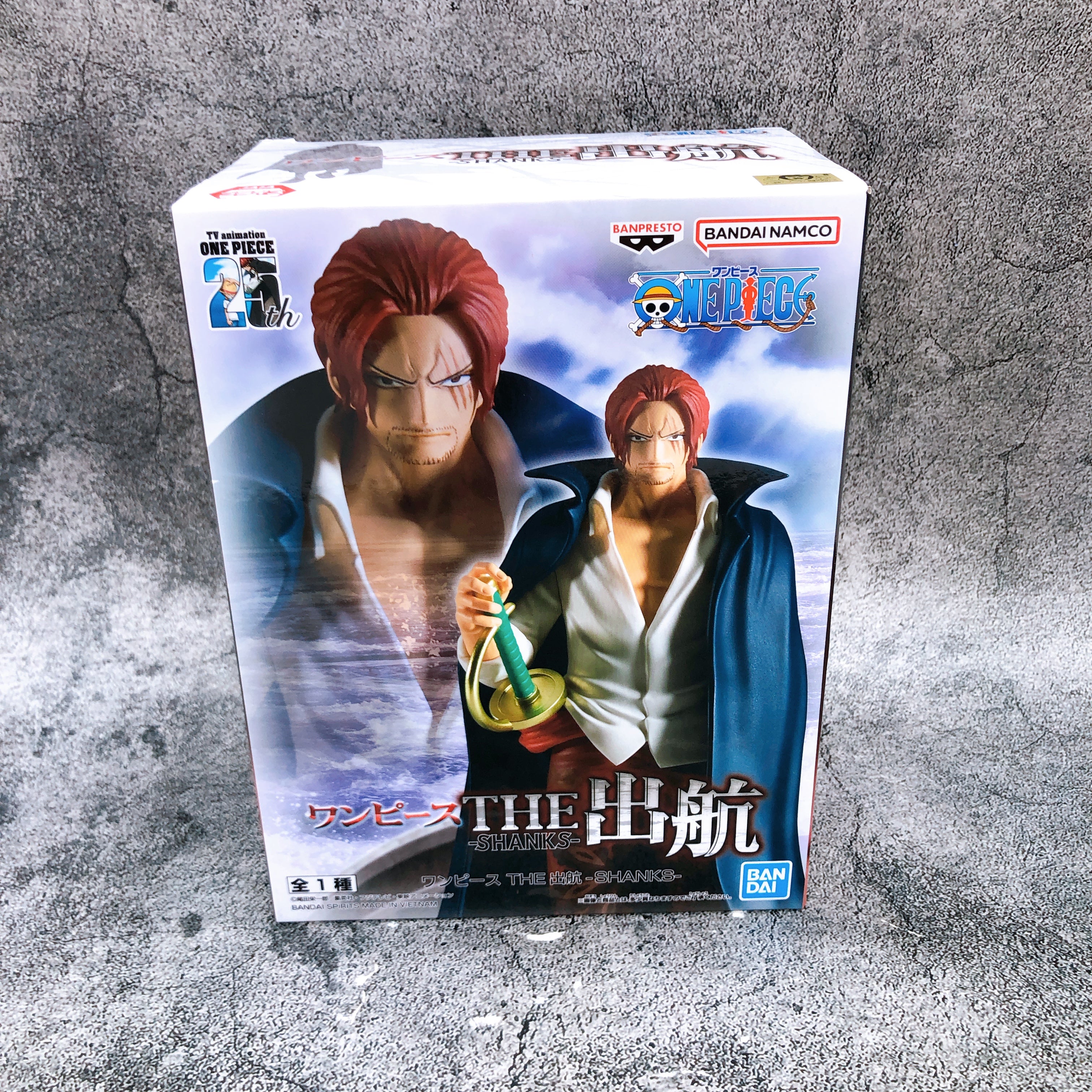 ONE PIECE Shanks The Departure Figure BANPRESTO Japan Sealed FASTSHIP NEW