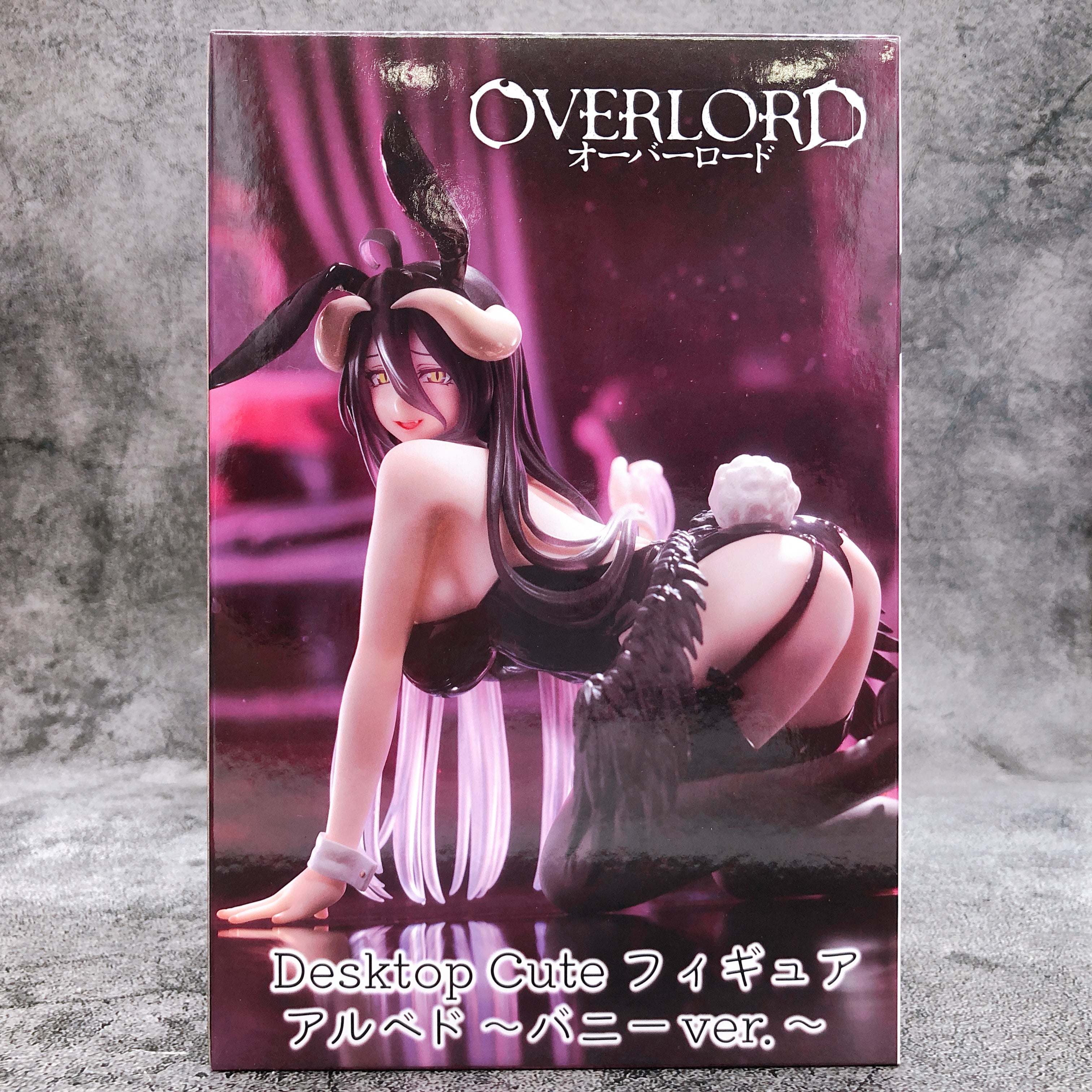 Overlord Albedo Bunny Ver. Desktop Cute Figure Taito Japan Sealed NEW