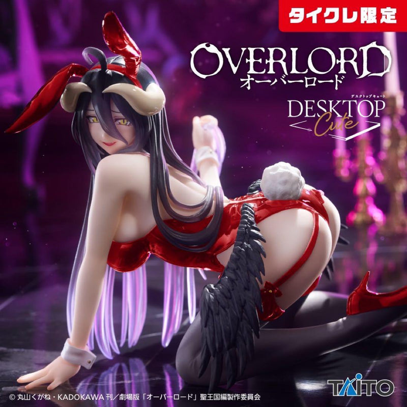 Overlord Albedo Bunny ver. Desktop Cute Figure Taito Online Crane Limited Sealed