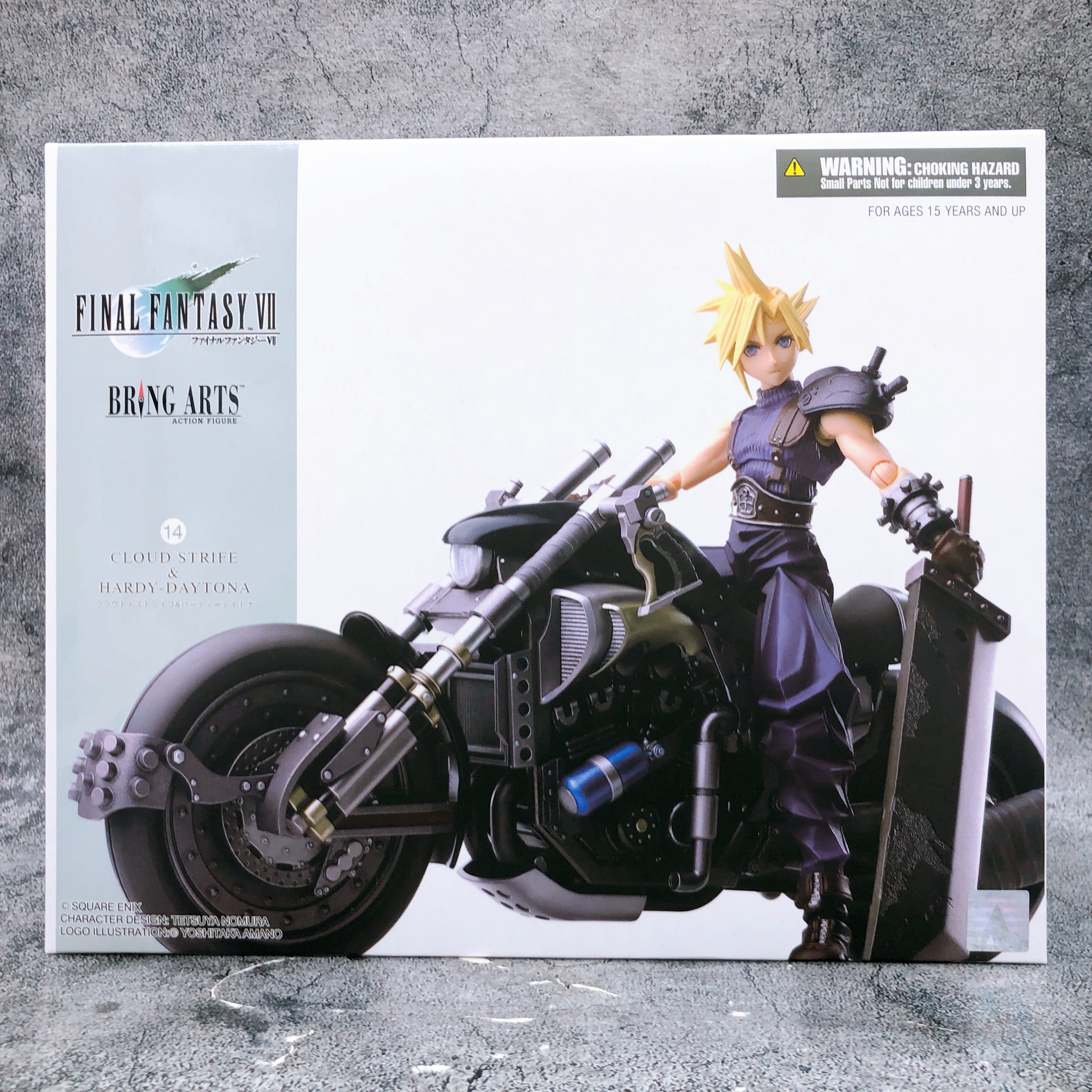 BRING ARTS Cloud Strife & Hardy Daytona Final Fantasy VII FF7 Action Figure