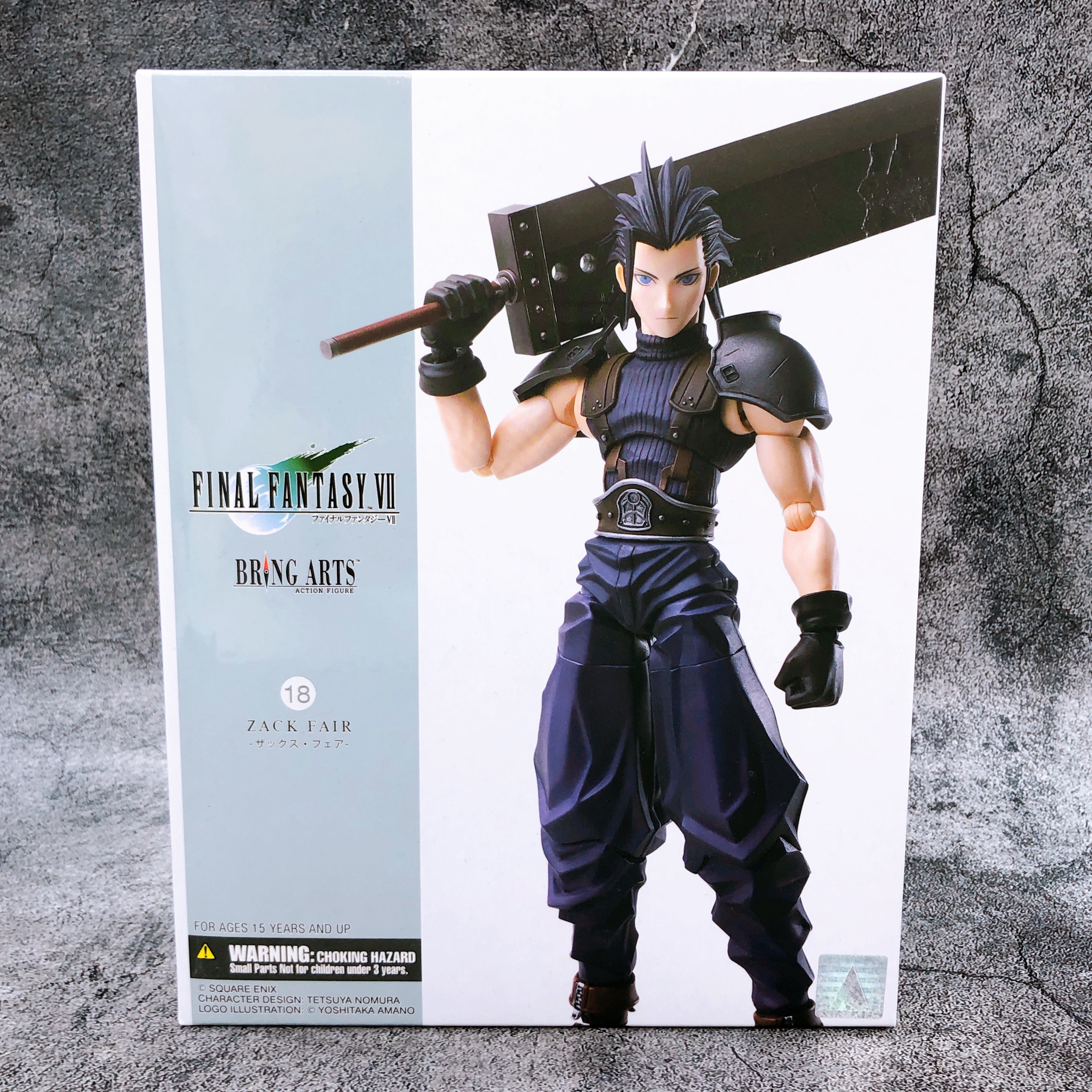 BRING ARTS Zack Fair Final Fantasy VII FF7 Action Figure Square Enix Japan NEW