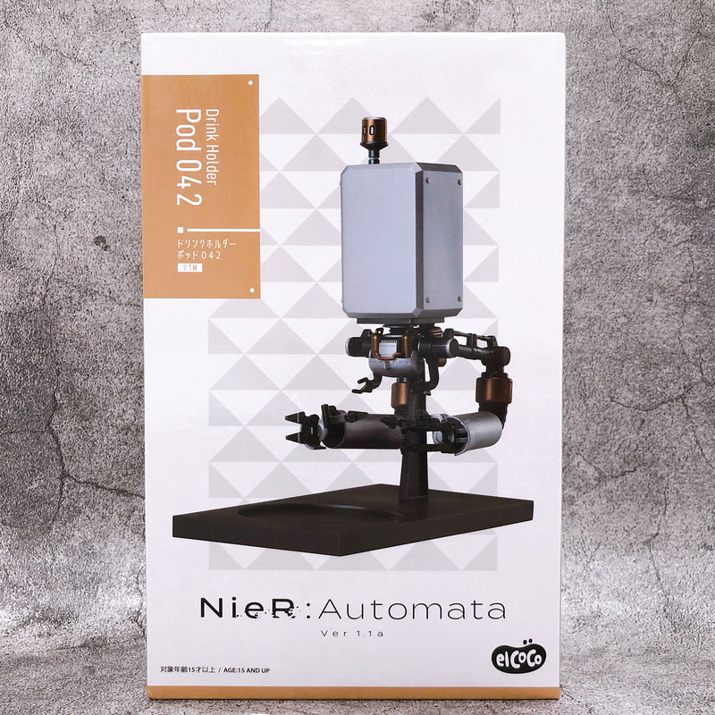 NieR Automata Ver 1.1a Drink Holder Pod 042 elcoco Figure NEW