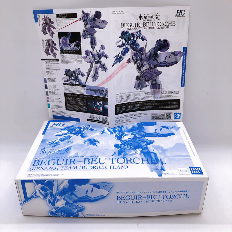 HG 1/144 Beguir-Beu Torche Kenanji / Ridrick Team Model Kit Premium Bandai NEW