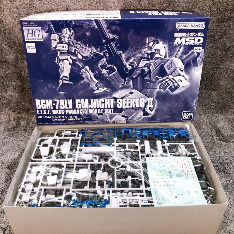 HG 1/144 RGM-79LV GM Night Seeker II Gunpla Model Kit Premium Bandai Japan NEW