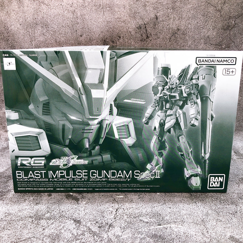 RG 1/144 Blast Impulse Gundam Spec II Seed Freedom Model Kit Gunpla Bandai Japan