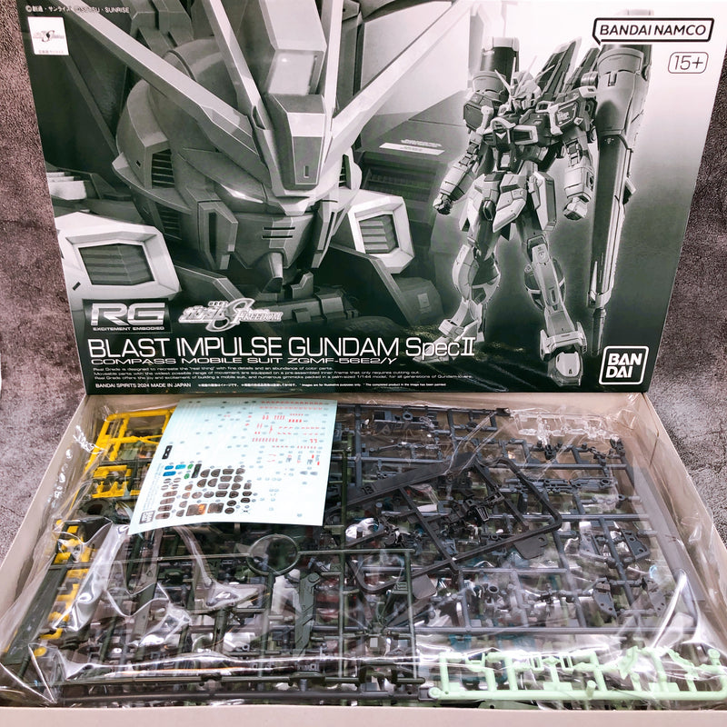 RG 1/144 Blast Impulse Gundam Spec II Seed Freedom Model Kit Gunpla Bandai Japan