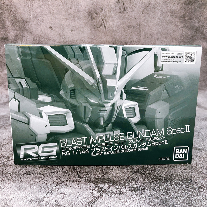 RG 1/144 Blast Impulse Gundam Spec II Seed Freedom Model Kit Gunpla Bandai Japan