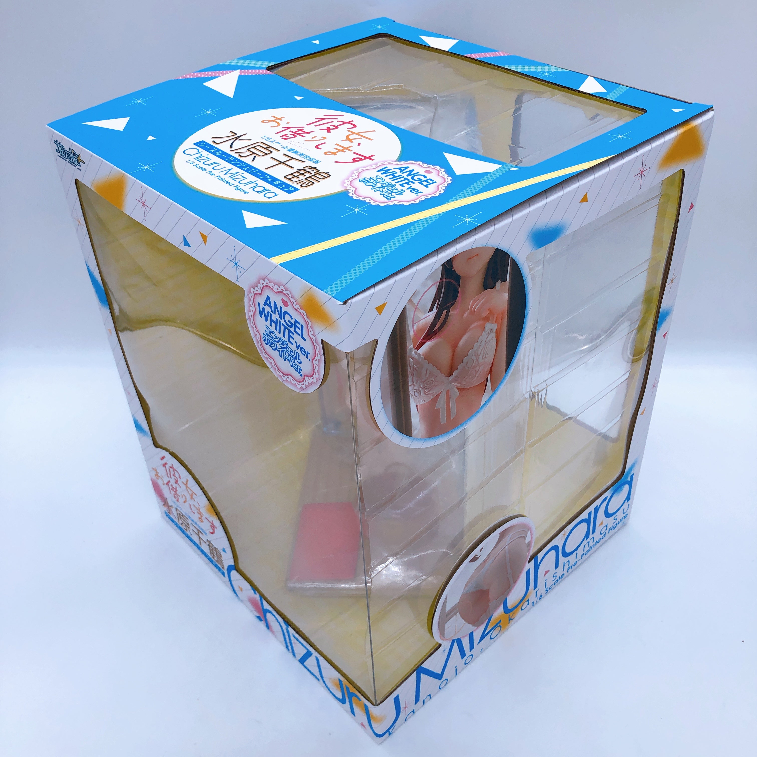 w/Bonus) Chizuru Mizuhara See through Lingerie Angel White 1/6 Scale