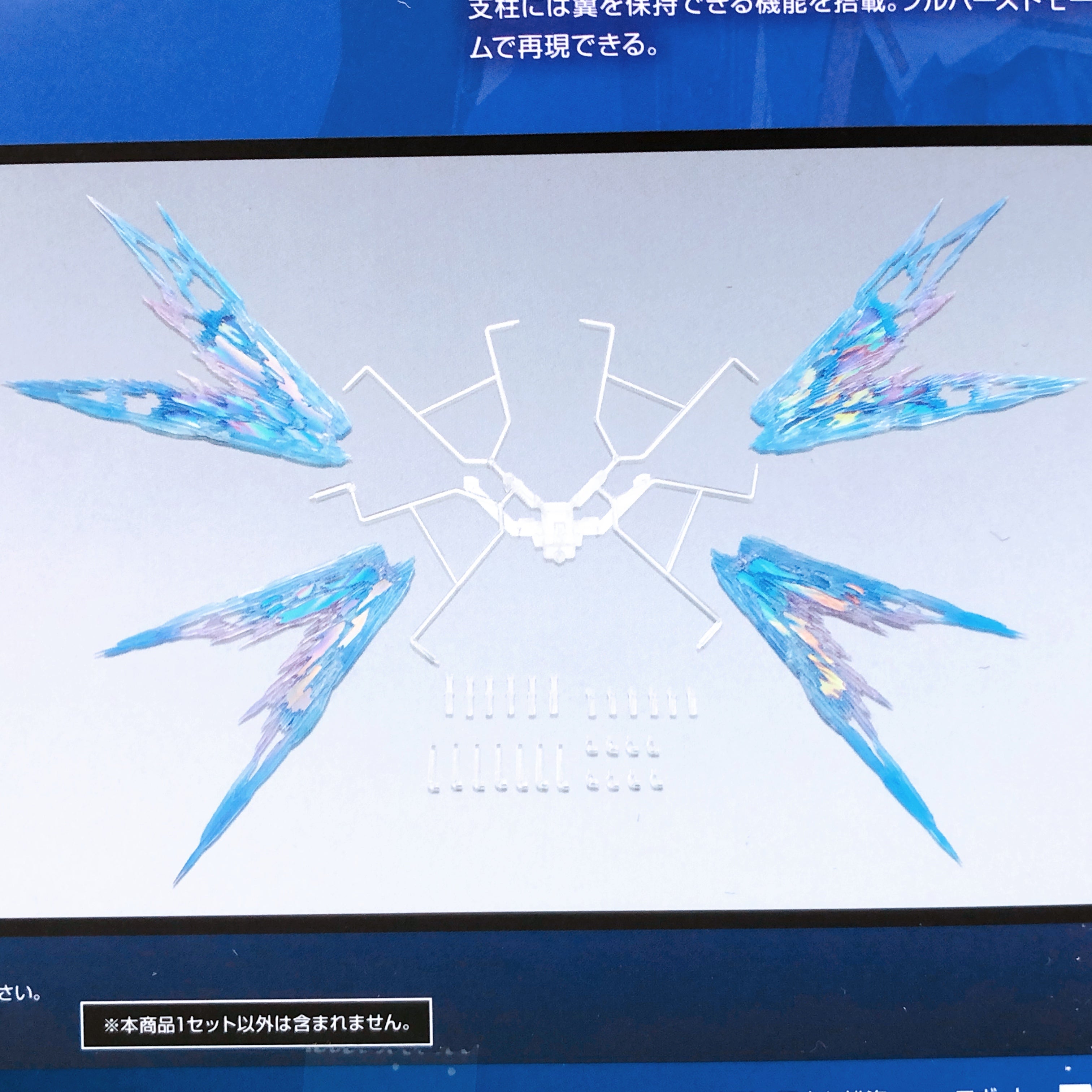 METAL BUILD Strike Freedom Gundam Wing of Light Option Set Action Figure Bandai