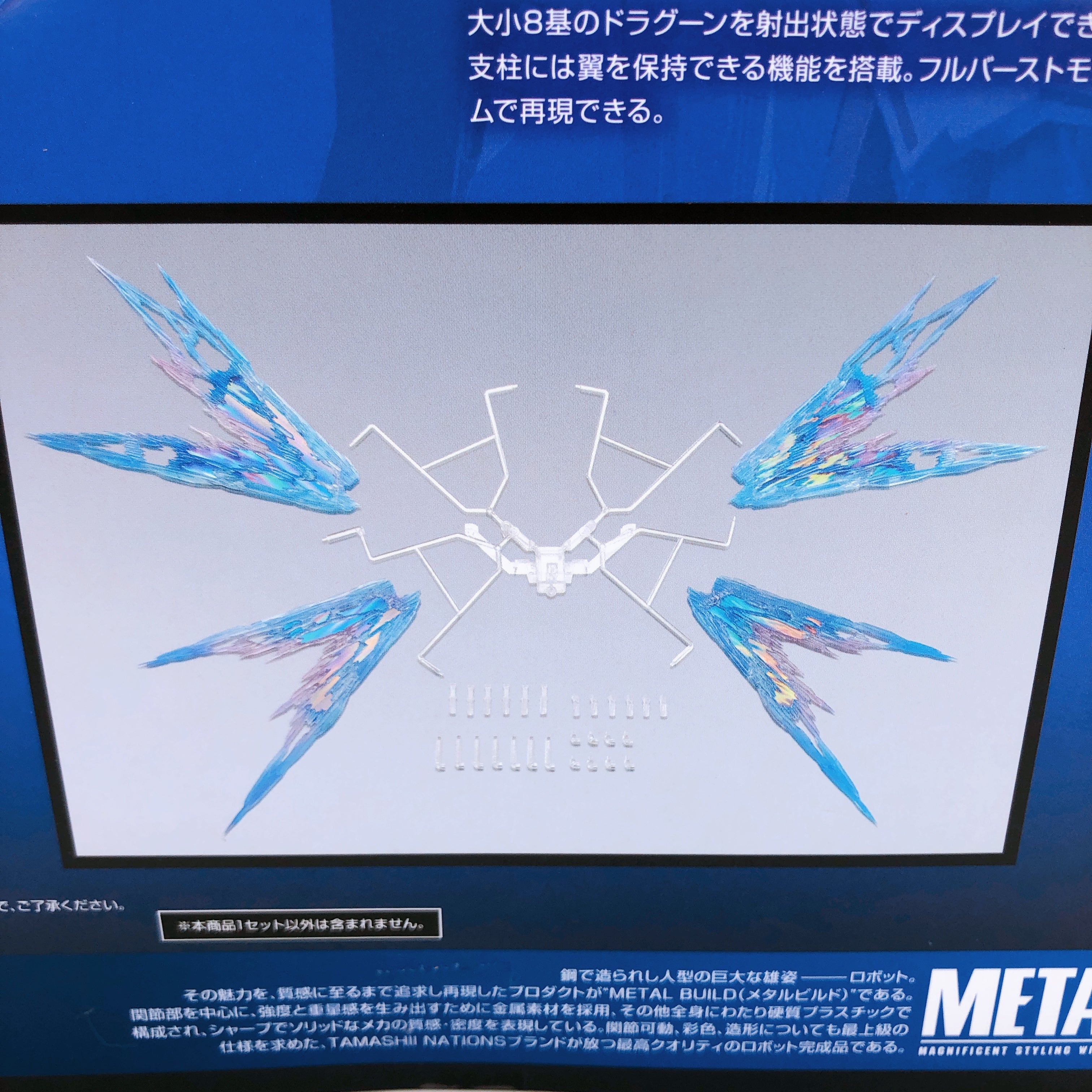 METAL BUILD Strike Freedom Gundam Wing of Light Option Set Re:PACKAGE Bandai