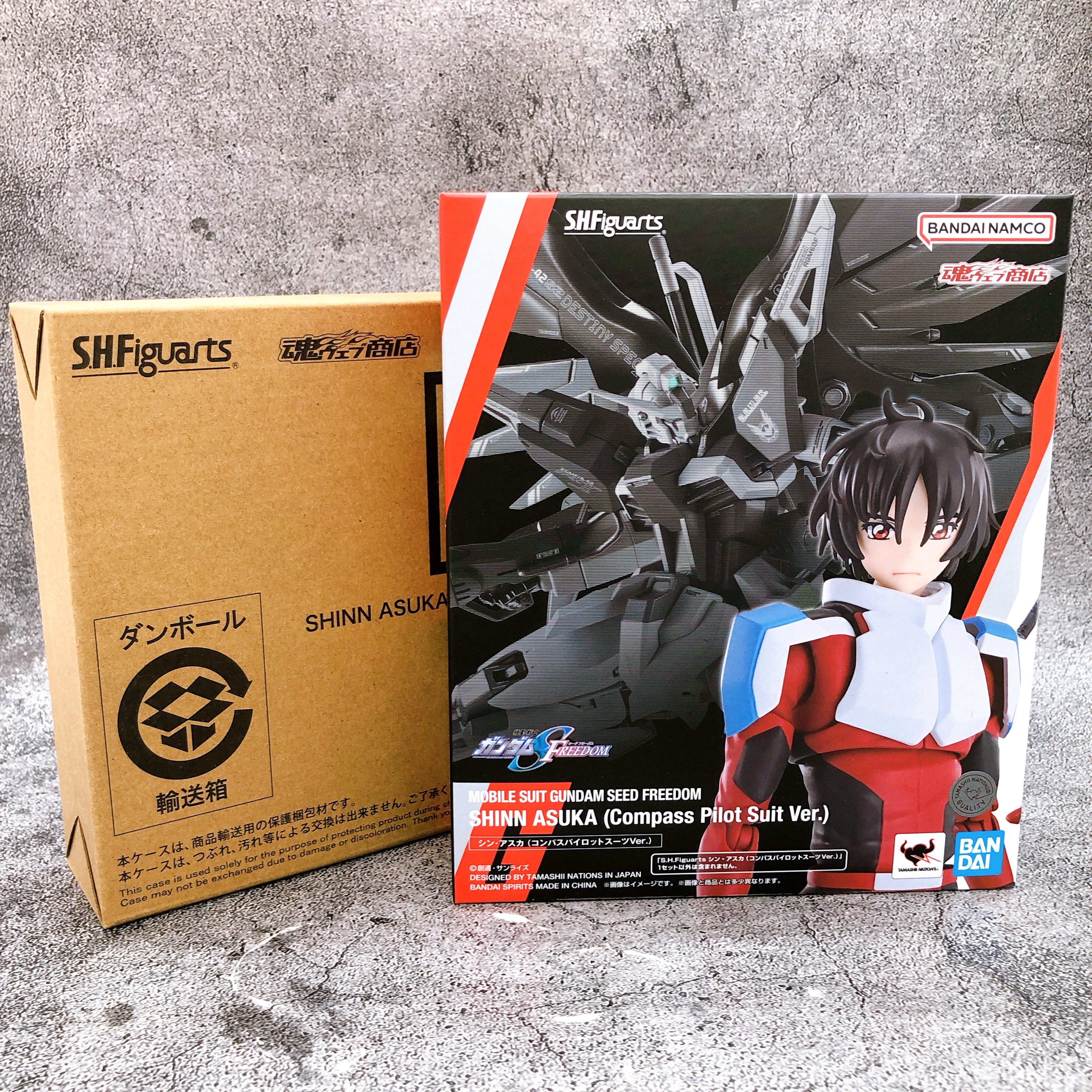 SHINN ASUKA Compass Pilot Suit Ver. GUNDAM SEED S.H.Figuarts Figure Bandai NEW