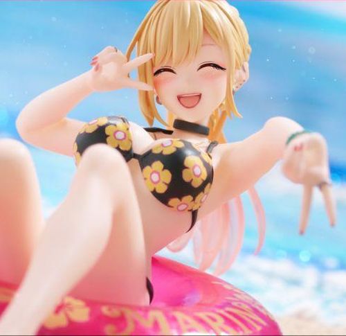 My Dress Up Darling Marin Kitagawa Aqua Float Girls Figure Taito Online Limited