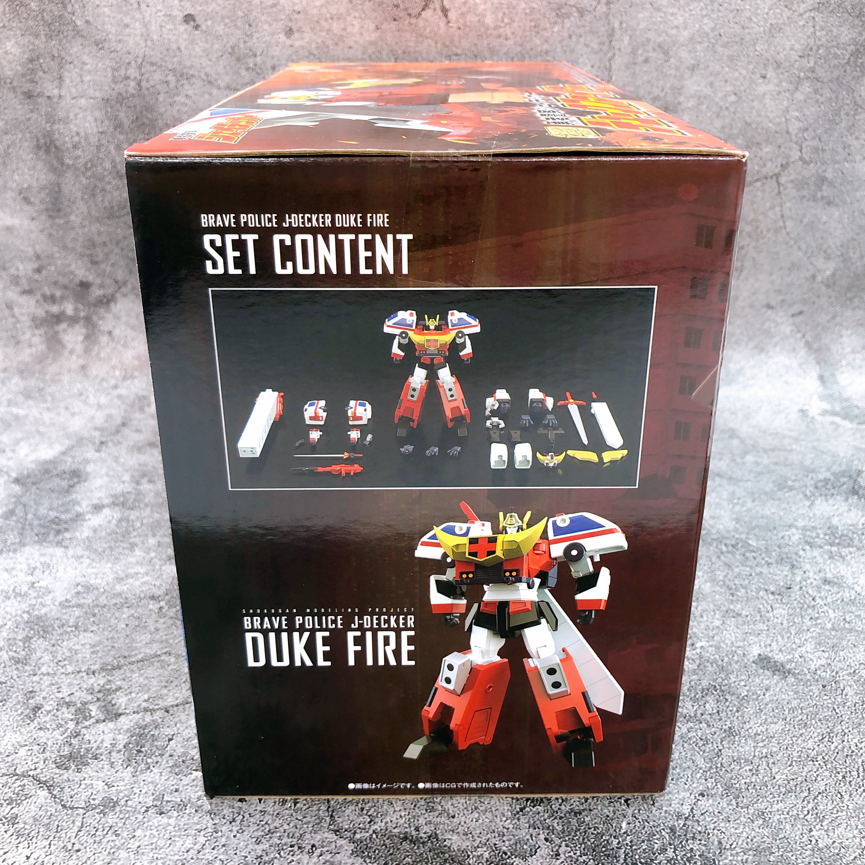 SMP Duke Fire BRAVE POLICE J-DECKER Shokugan Model Kit Bandai Japan NE