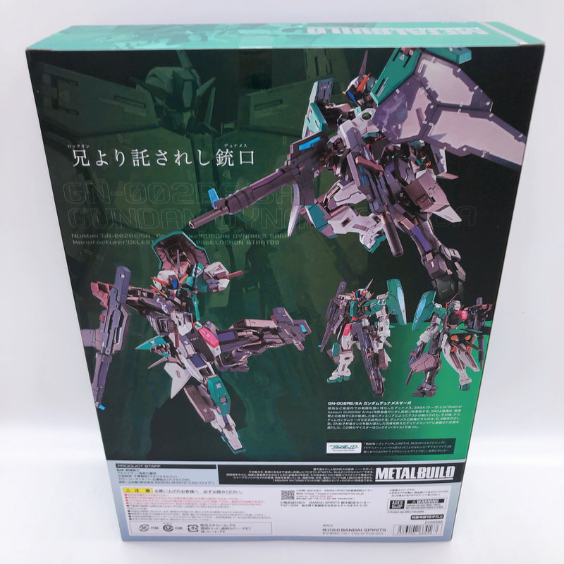 METAL BUILD Gundam Dynames Saga GN-002RE/SA Bandai OO Action Figure Japan Sealed