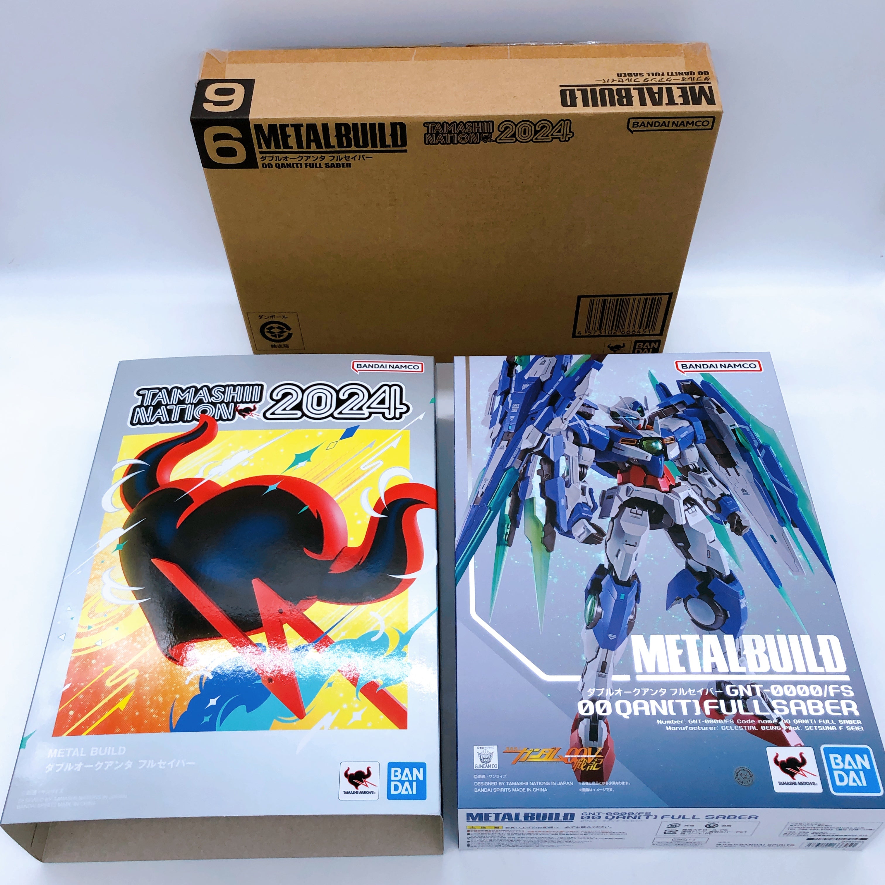 Gundam 00 Qan[T] Full Saber METAL BUILD Action Figure Bandai Tamashii Nation NEW