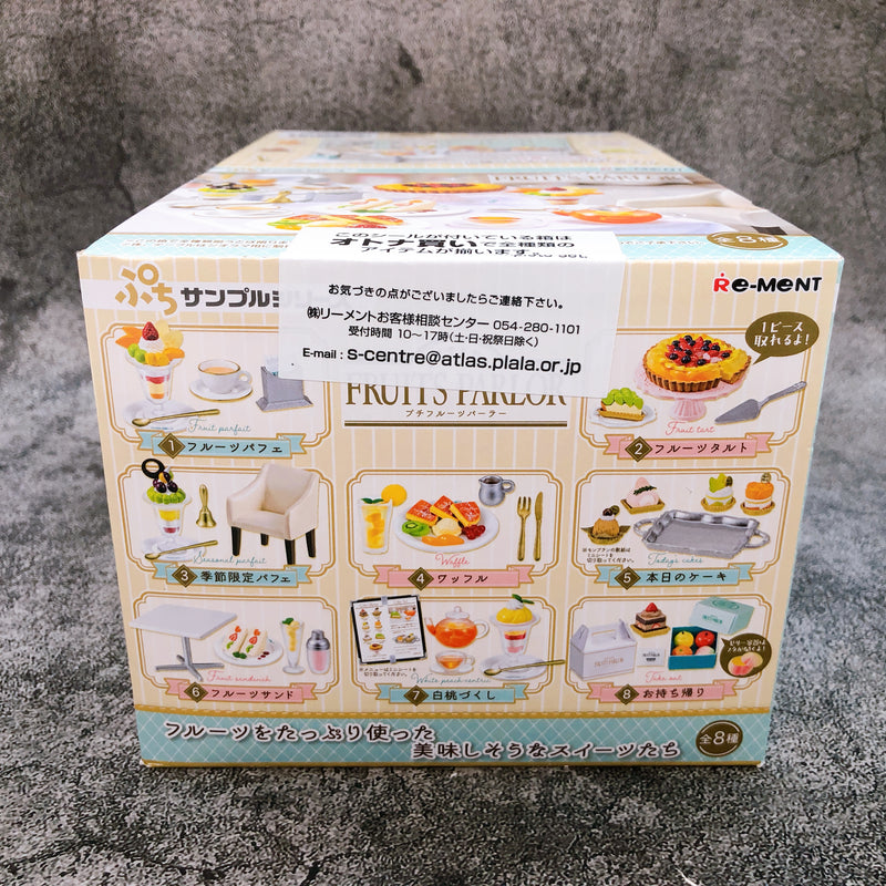 Re-Ment Miniature Petite Fruits Parlor Dessert Cake Shop Complete 8 Box Set New