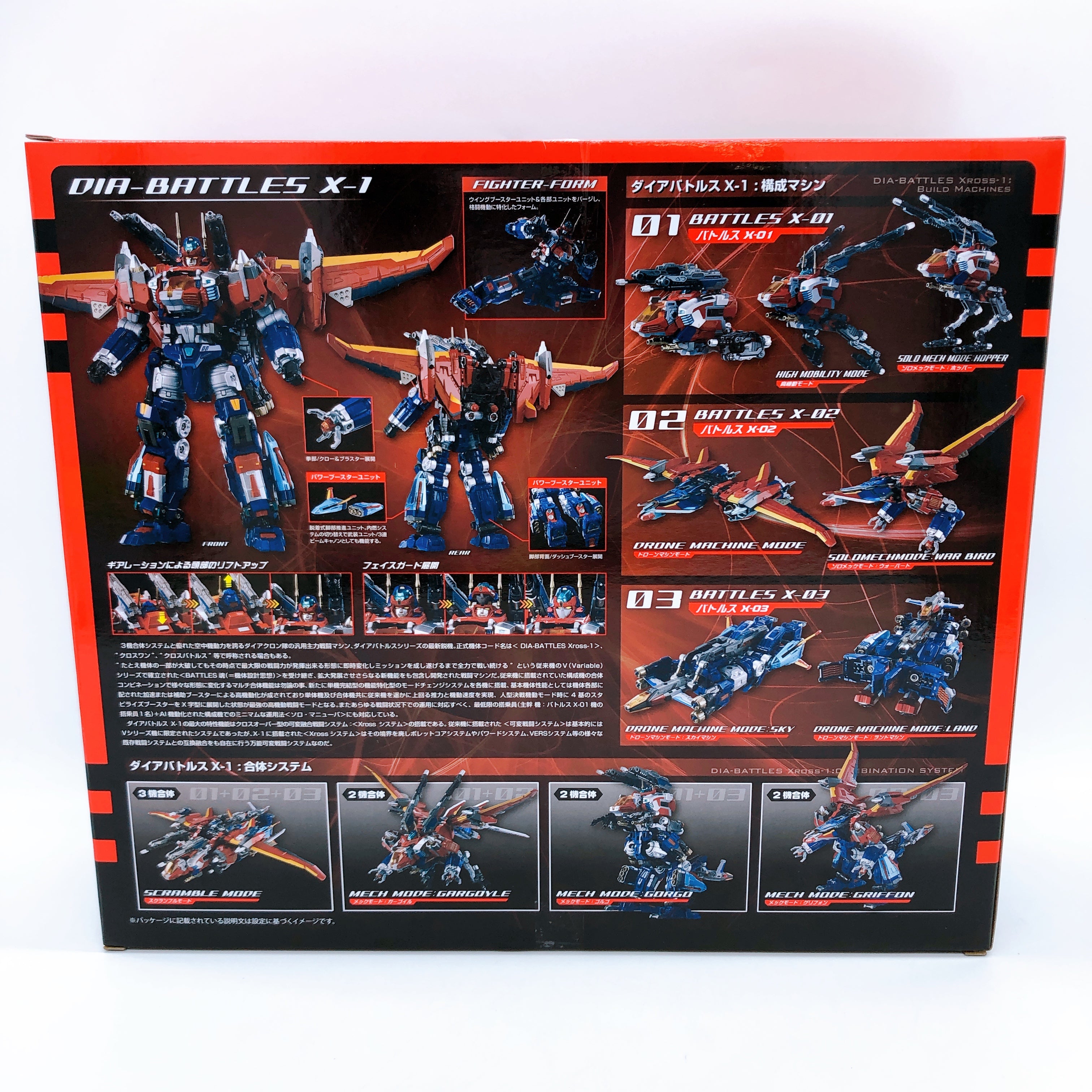 Diaclone DA-109 Dia-Battles X-1 Action Figure 1/60 Robot Toy Takara Tomy NEW