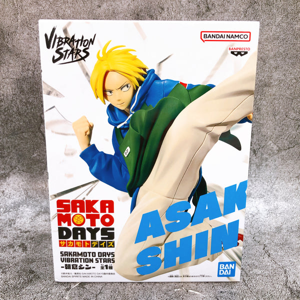 SAKAMOTO DAYS Shin Asakura VIBRATION STARS BANPRESTO Japan Sealed NEW FASTSHIP