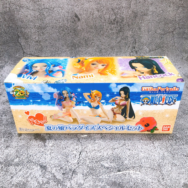 One Piece Nami Vivi Boa Hancock Summer Girl Special Set Gasha Portraits Figure