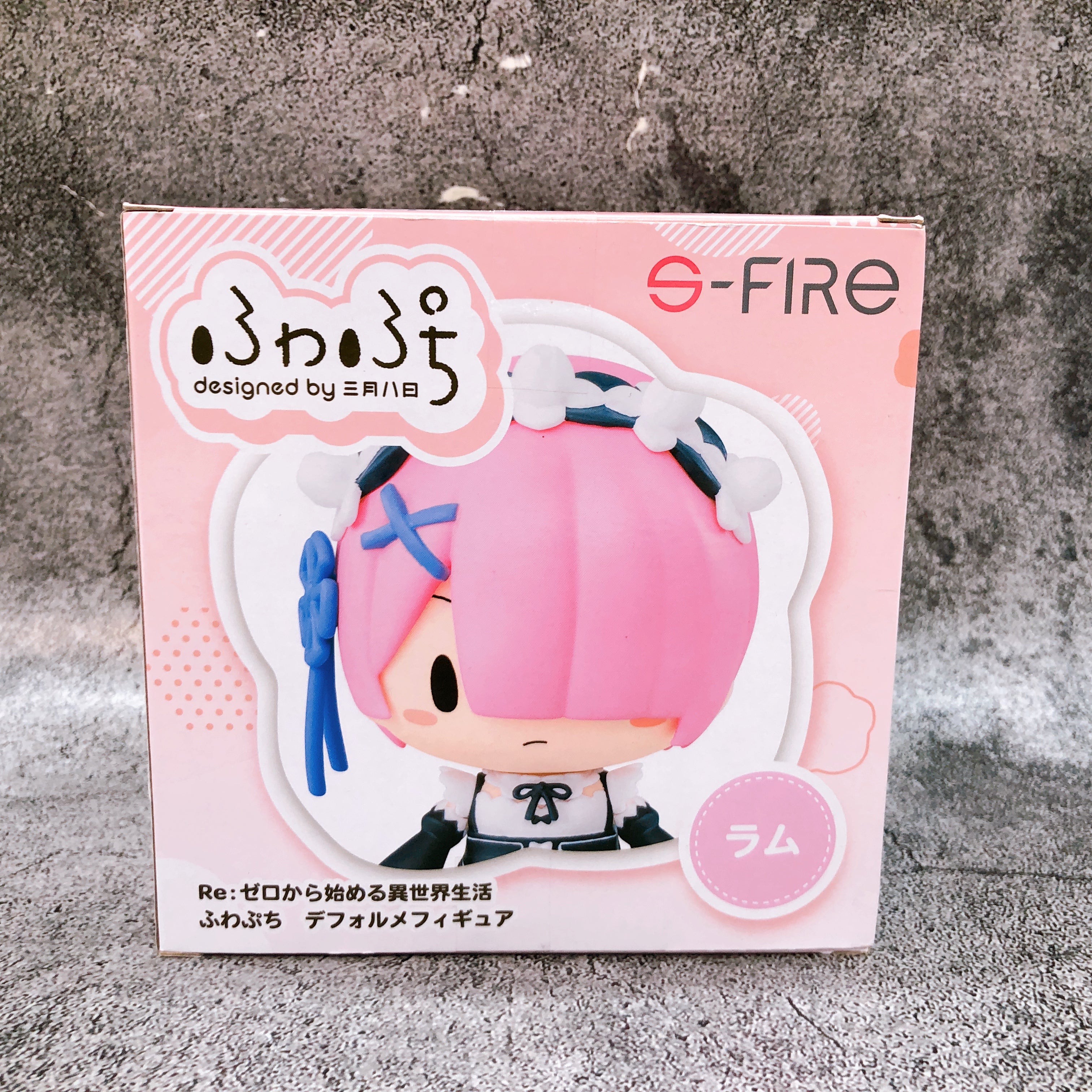 Re:Zero Ram Fuwapuchi Deformed Figure e-fire Sega Japan AUTHENTIC Sealed