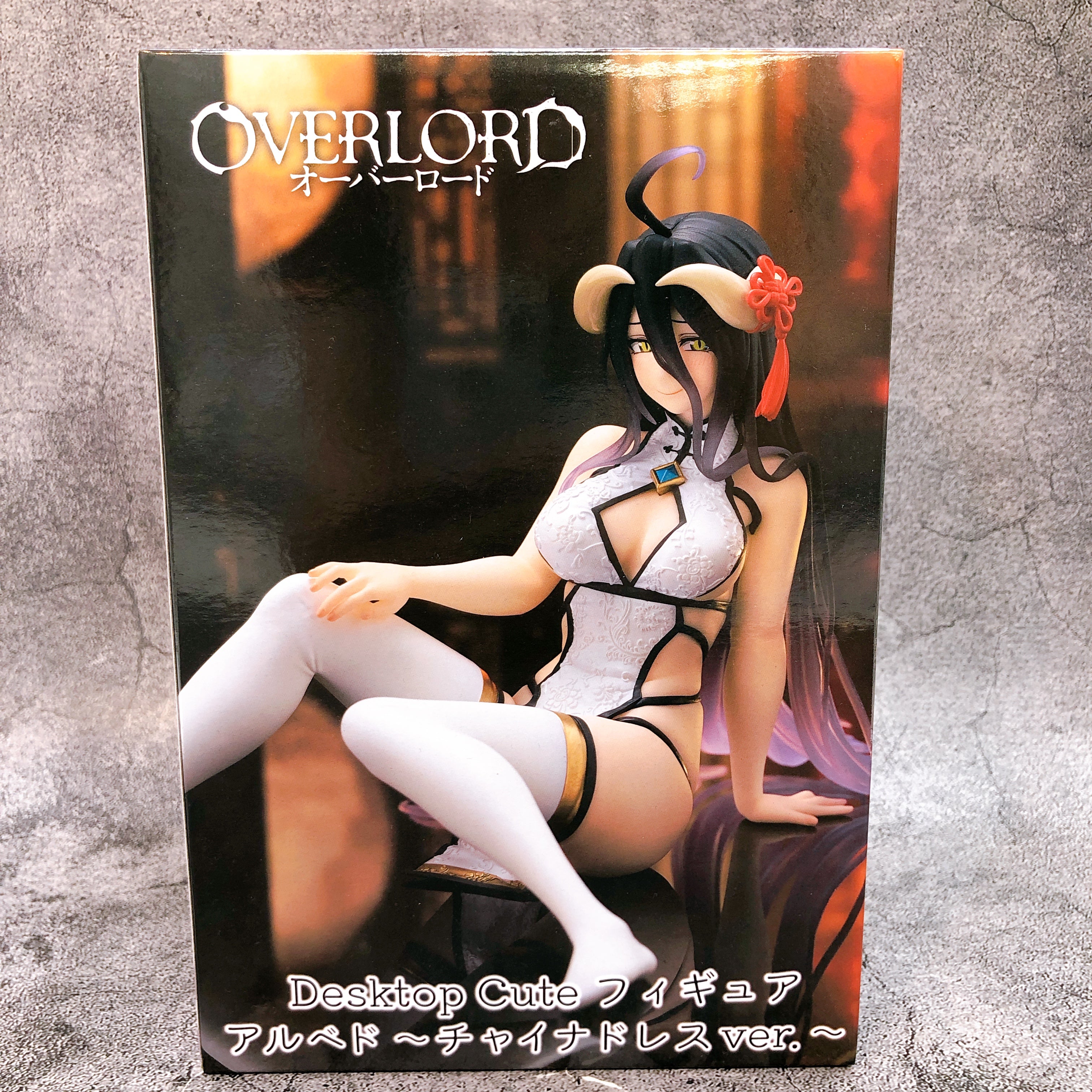 Overlord Albedo China Dress ver. Desktop Cute Figure Taito Japan Sealed FASTSHIP