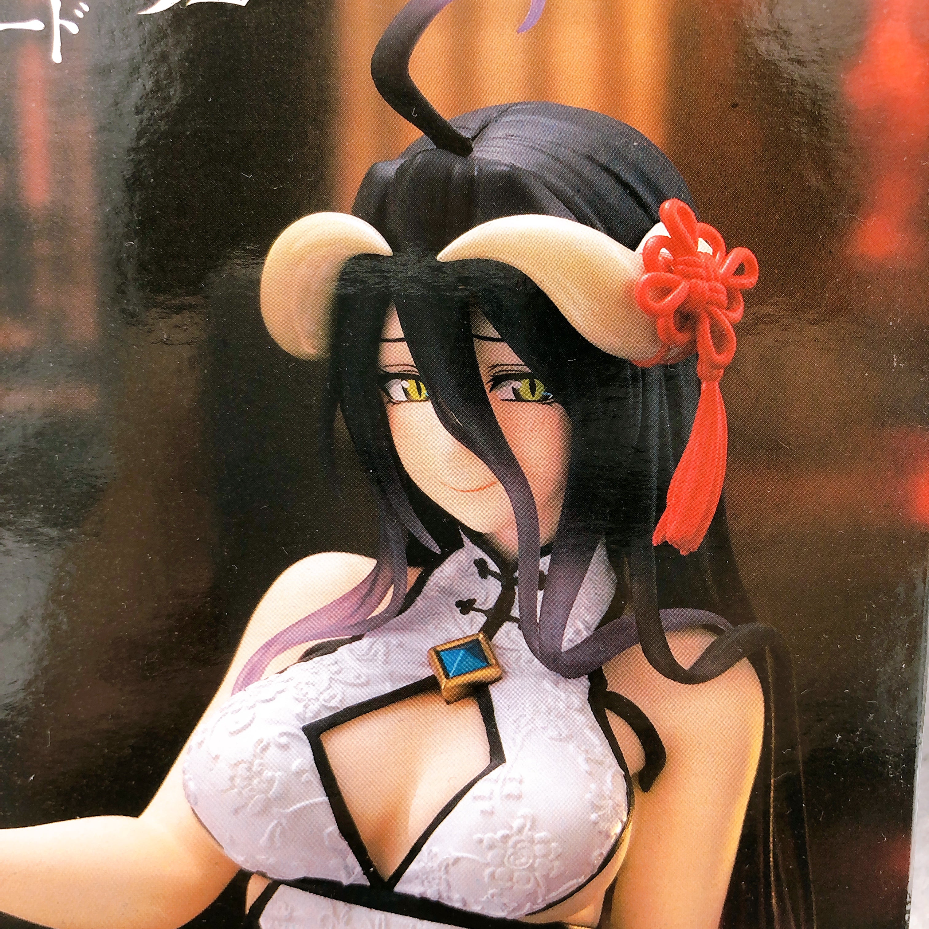Overlord Albedo China Dress ver. Desktop Cute Figure Taito Japan Sealed FASTSHIP
