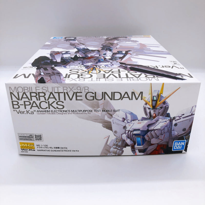 MG 1/100 Narrative Gundam B-Packs Ver.Ka Bandai Japan Gunpla Model Kit NEW