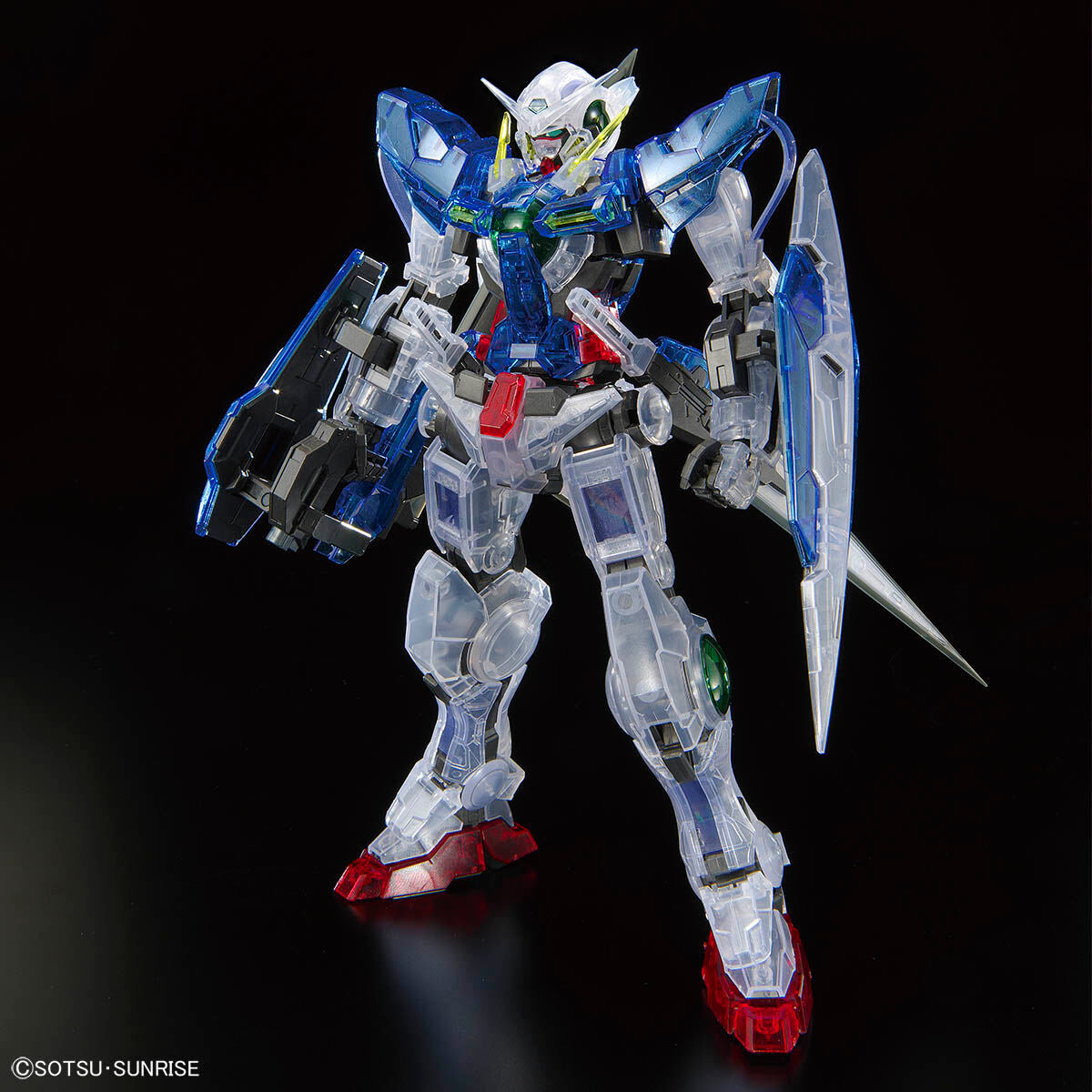 MG 1/100 Gundam Exia Clear Color Gundam Base Limited Model Kit Bandai Japan NEW