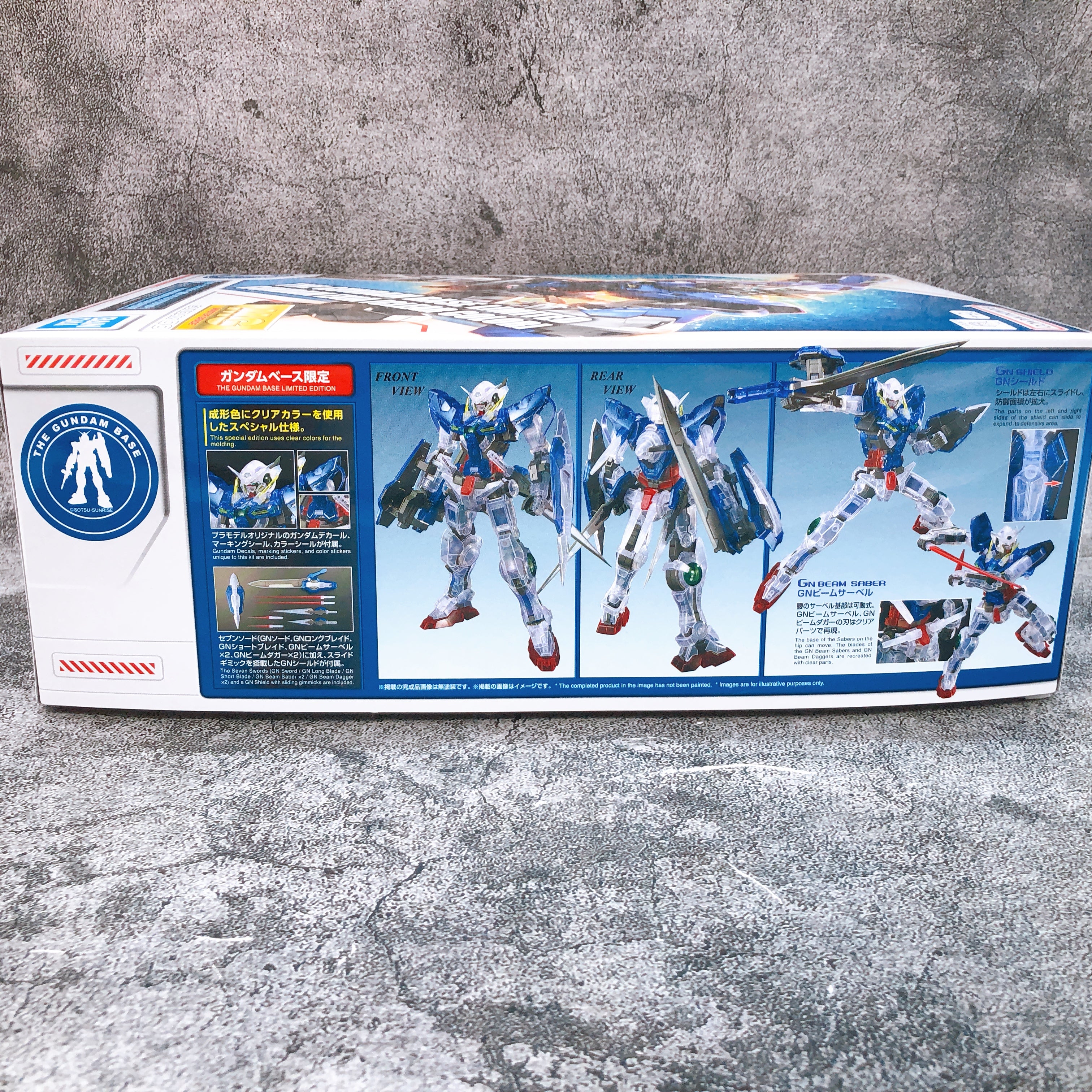 MG 1/100 Gundam Exia Clear Color Gundam Base Limited Model Kit Bandai Japan NEW