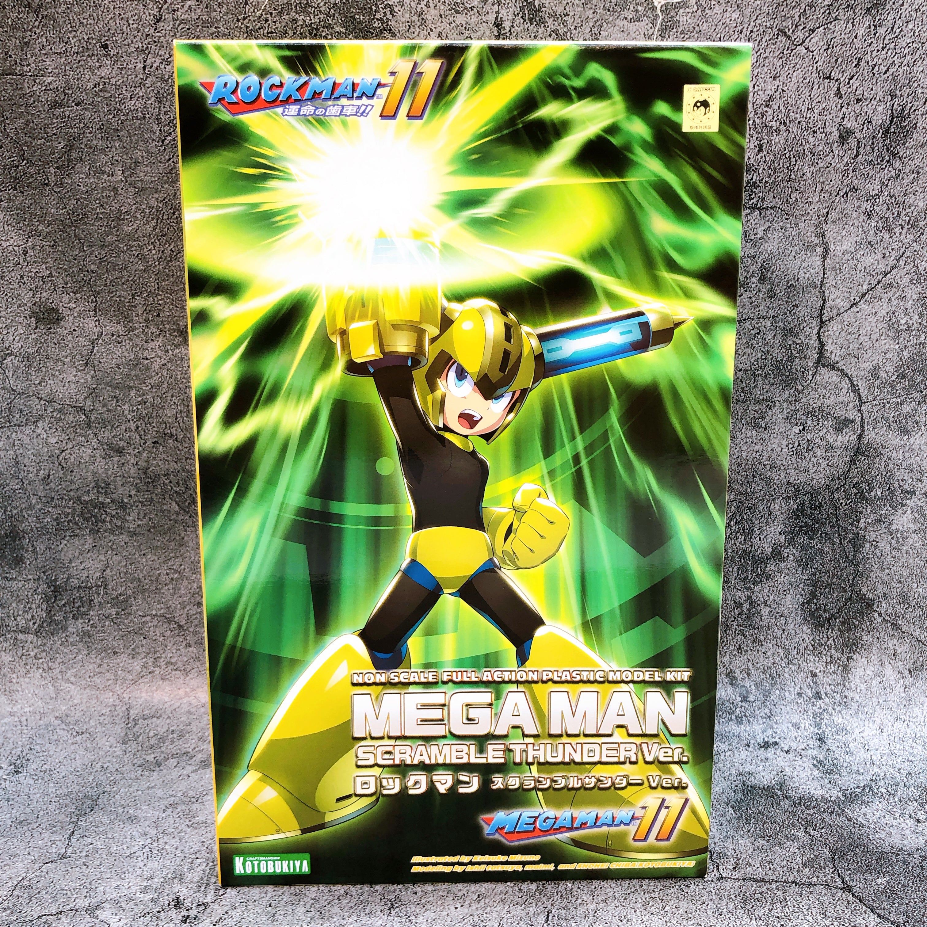 Mega Man Scramble Thunder Ver Rockman 11 Model Kit 15+ KOTOBUKIYA Japan FASTSHIP
